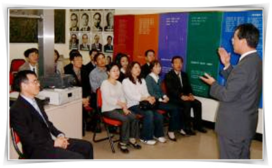 부산청 직원 언론기관견학